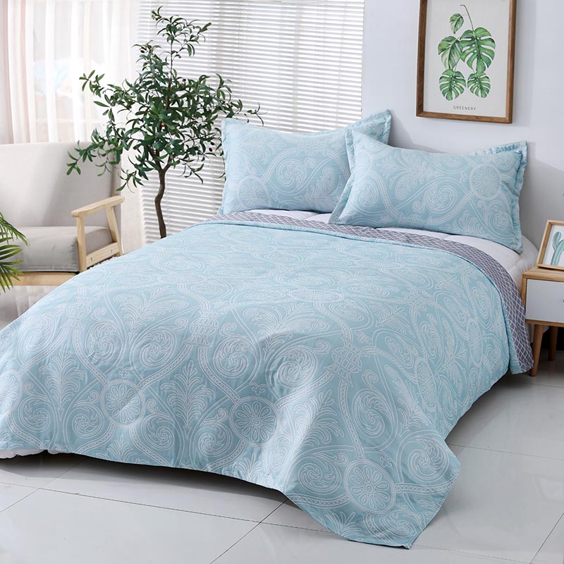 100% Polyester Yarn DyedJacquard Bedding Blanket