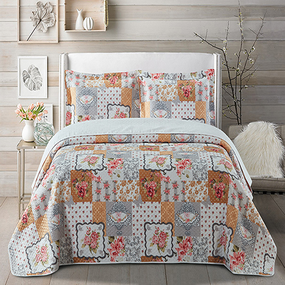 Romantic Printed Floral Design Custom Gift Blanket for Family