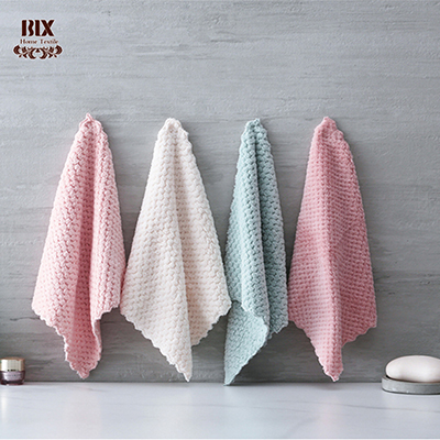 Microfiber Double-Side Lint Free Highly Absorbent Cleaning Cloth Kitchen Towels 