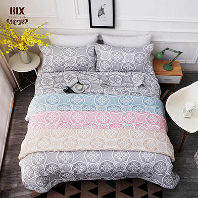 Polyester manufacturer jacquard throw geometric floral pattern