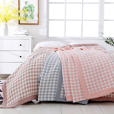  Ultra Soft Lightweight  Decoration geometry design cotton  Bedspread