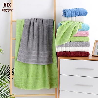 Colorful Plain Dye Pure Cotton Solid Terry Towels Supermarket Hot Selling