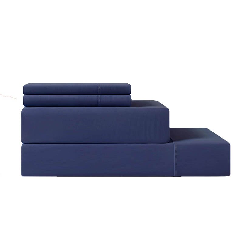 navy cooling sheet set