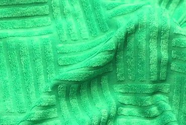 green Emboss fabric