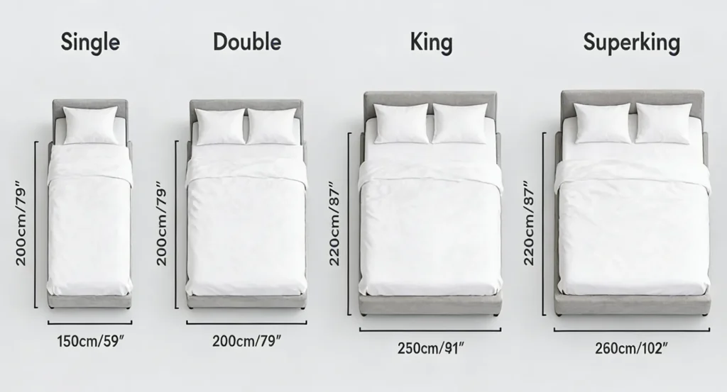 custom duvet cover size