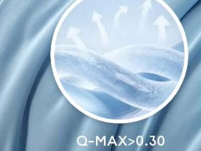Q-MAX>0.3 cooling fabric