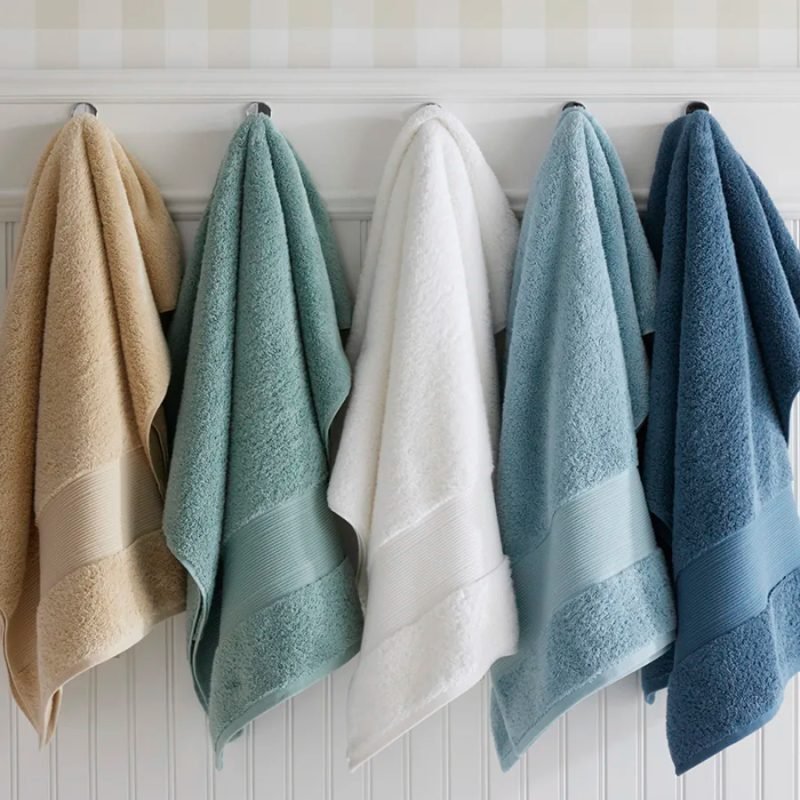 image 4 of 10 regal egyptian cotton washcloths, set of 2 sandstone,sandstone